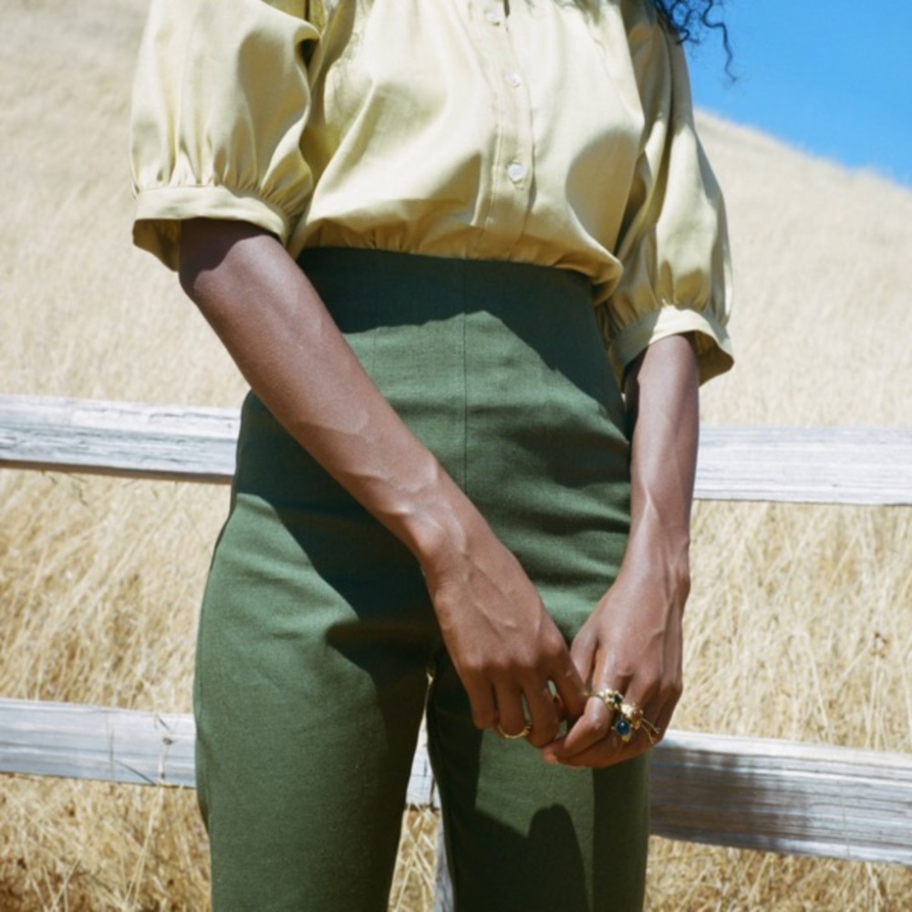 Town Quintana Pant - Guerneville Green